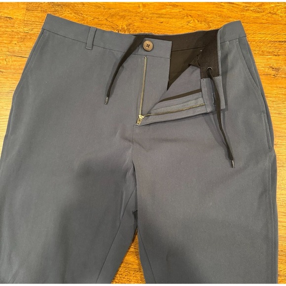 Ministry of Supply Blue Pace Performance‎ Casual Golf Chino Pants Men 32x33 Tall - Picture 4 of 8